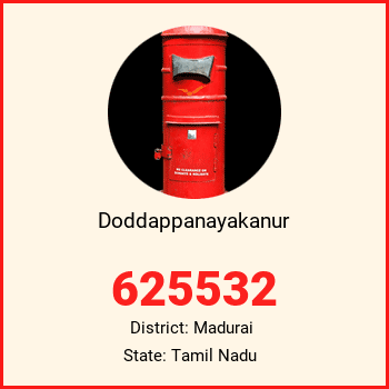 Doddappanayakanur pin code, district Madurai in Tamil Nadu