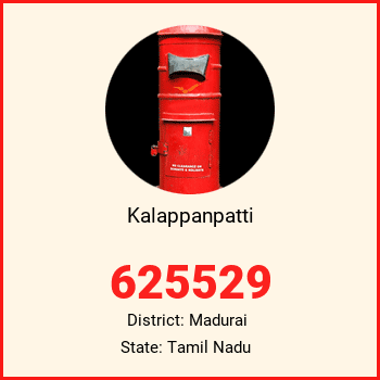 Kalappanpatti pin code, district Madurai in Tamil Nadu