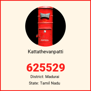 Kattathevanpatti pin code, district Madurai in Tamil Nadu