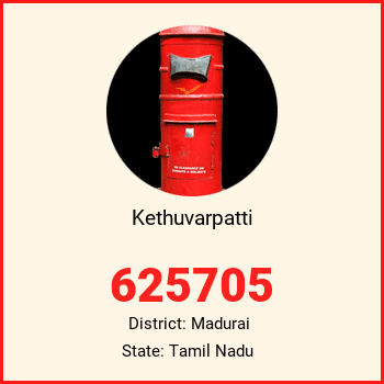 Kethuvarpatti pin code, district Madurai in Tamil Nadu