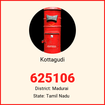 Kottagudi pin code, district Madurai in Tamil Nadu