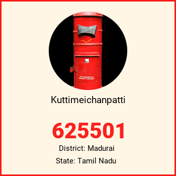 Kuttimeichanpatti pin code, district Madurai in Tamil Nadu