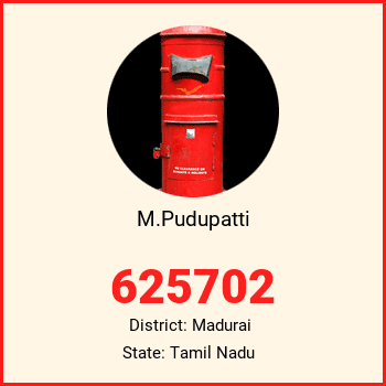 M.Pudupatti pin code, district Madurai in Tamil Nadu