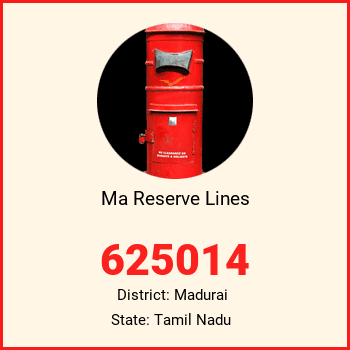 Ma Reserve Lines pin code, district Madurai in Tamil Nadu