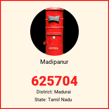 Madipanur pin code, district Madurai in Tamil Nadu