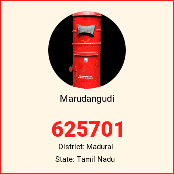 Marudangudi pin code, district Madurai in Tamil Nadu