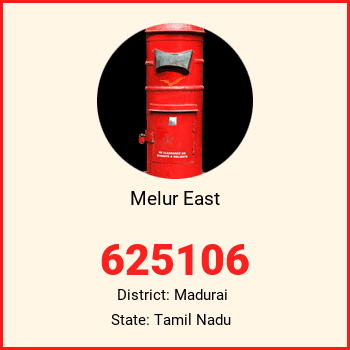 Melur East pin code, district Madurai in Tamil Nadu
