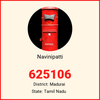 Navinipatti pin code, district Madurai in Tamil Nadu