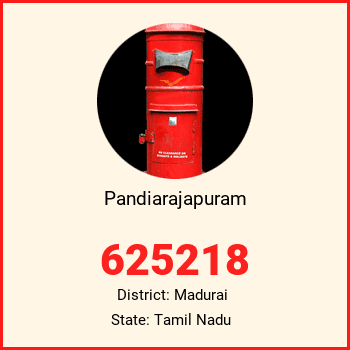 Pandiarajapuram pin code, district Madurai in Tamil Nadu