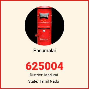 Pasumalai pin code, district Madurai in Tamil Nadu