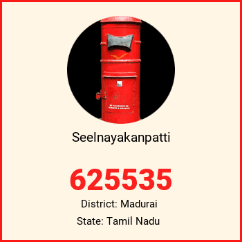 Seelnayakanpatti pin code, district Madurai in Tamil Nadu