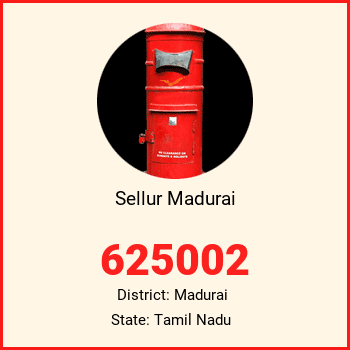 Sellur Madurai pin code, district Madurai in Tamil Nadu