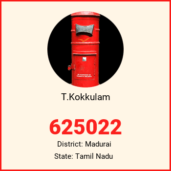 T.Kokkulam pin code, district Madurai in Tamil Nadu