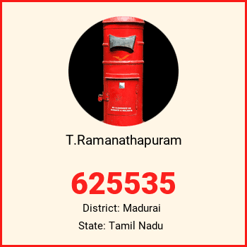 T.Ramanathapuram pin code, district Madurai in Tamil Nadu