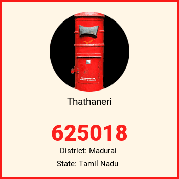 Thathaneri pin code, district Madurai in Tamil Nadu