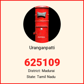 Uranganpatti pin code, district Madurai in Tamil Nadu