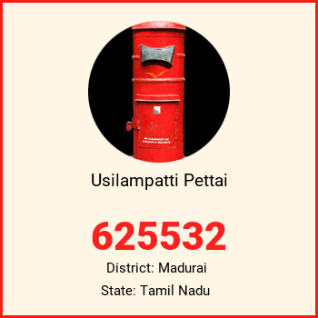 Usilampatti Pettai pin code, district Madurai in Tamil Nadu