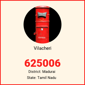 Vilacheri pin code, district Madurai in Tamil Nadu