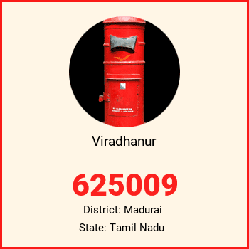 Viradhanur pin code, district Madurai in Tamil Nadu