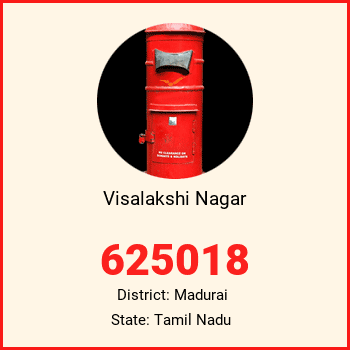 Visalakshi Nagar pin code, district Madurai in Tamil Nadu