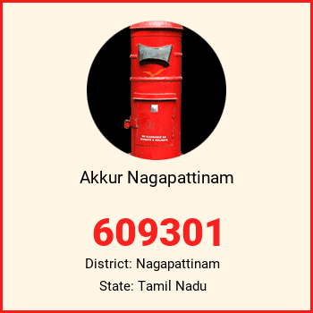 Akkur Nagapattinam pin code, district Nagapattinam in Tamil Nadu
