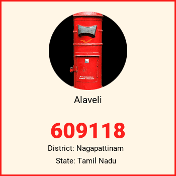 Alaveli pin code, district Nagapattinam in Tamil Nadu