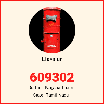 Elayalur pin code, district Nagapattinam in Tamil Nadu