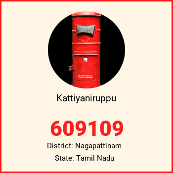 Kattiyaniruppu pin code, district Nagapattinam in Tamil Nadu