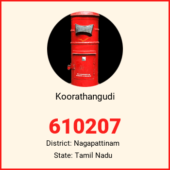 Koorathangudi pin code, district Nagapattinam in Tamil Nadu