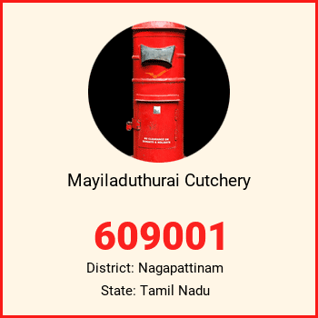 Mayiladuthurai Cutchery pin code, district Nagapattinam in Tamil Nadu