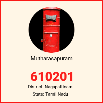 Mutharasapuram pin code, district Nagapattinam in Tamil Nadu
