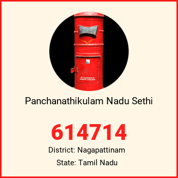 Panchanathikulam Nadu Sethi pin code, district Nagapattinam in Tamil Nadu