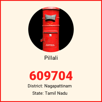 Pillali pin code, district Nagapattinam in Tamil Nadu