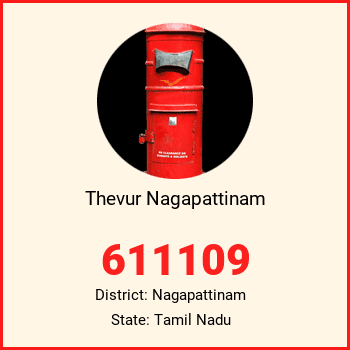 Thevur Nagapattinam pin code, district Nagapattinam in Tamil Nadu