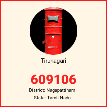 Tirunagari pin code, district Nagapattinam in Tamil Nadu