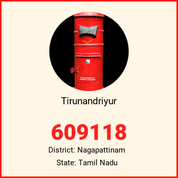 Tirunandriyur pin code, district Nagapattinam in Tamil Nadu