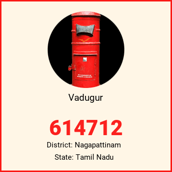 Vadugur pin code, district Nagapattinam in Tamil Nadu