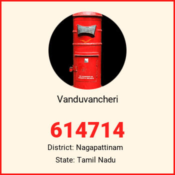 Vanduvancheri pin code, district Nagapattinam in Tamil Nadu