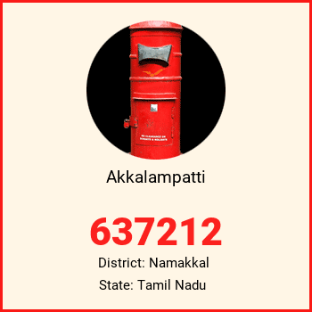 Akkalampatti pin code, district Namakkal in Tamil Nadu