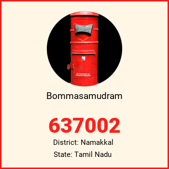 Bommasamudram pin code, district Namakkal in Tamil Nadu