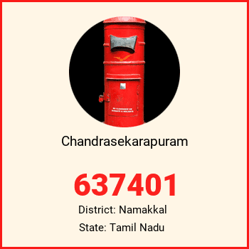 Chandrasekarapuram pin code, district Namakkal in Tamil Nadu