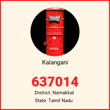 Kalangani pin code, district Namakkal in Tamil Nadu