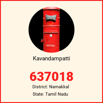 Kavandampatti pin code, district Namakkal in Tamil Nadu