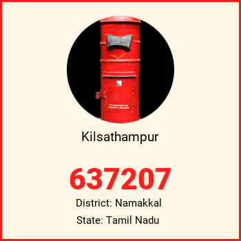 Kilsathampur pin code, district Namakkal in Tamil Nadu
