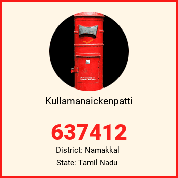 Kullamanaickenpatti pin code, district Namakkal in Tamil Nadu