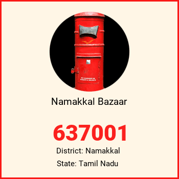 Namakkal Bazaar pin code, district Namakkal in Tamil Nadu