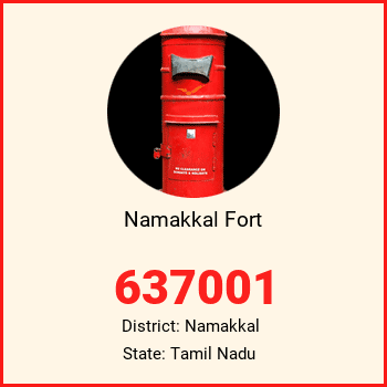 Namakkal Fort pin code, district Namakkal in Tamil Nadu