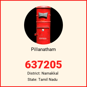 Pillanatham pin code, district Namakkal in Tamil Nadu