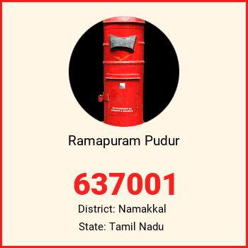 Ramapuram Pudur pin code, district Namakkal in Tamil Nadu