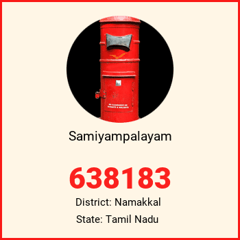 Samiyampalayam pin code, district Namakkal in Tamil Nadu